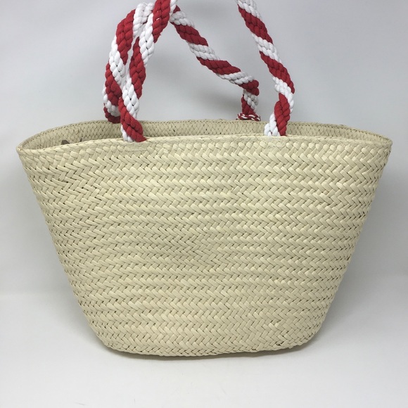 Straw Tassel Tote